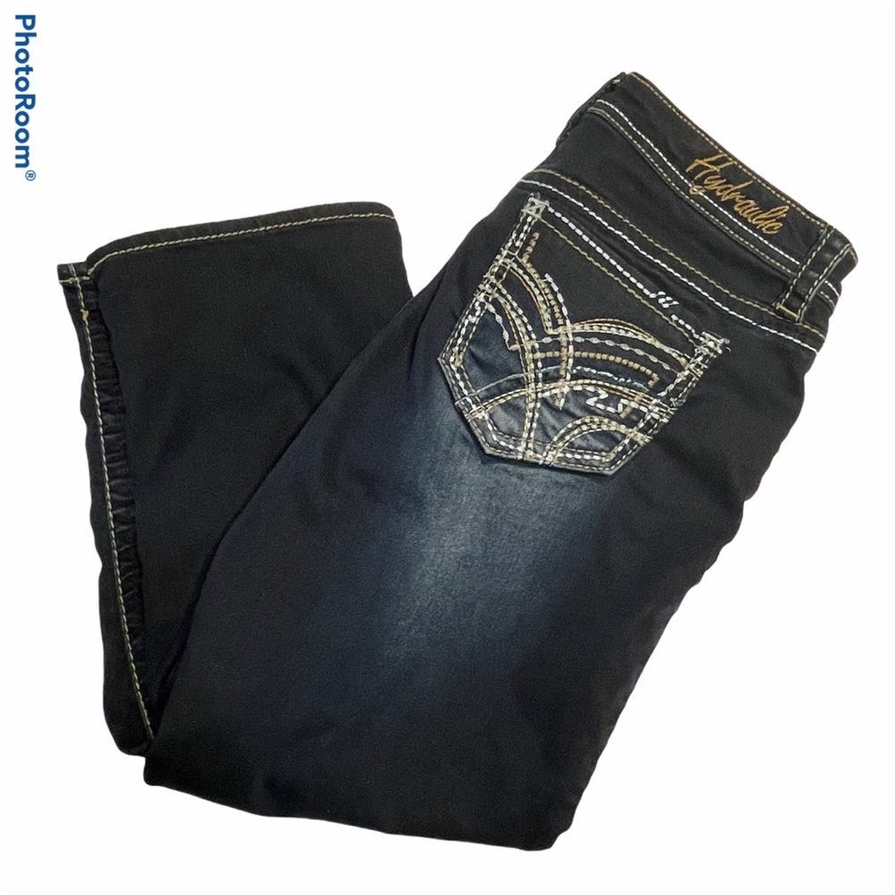 Hydraulic Women’s Sz 8 Dark Wash Mid Cropped Jeans